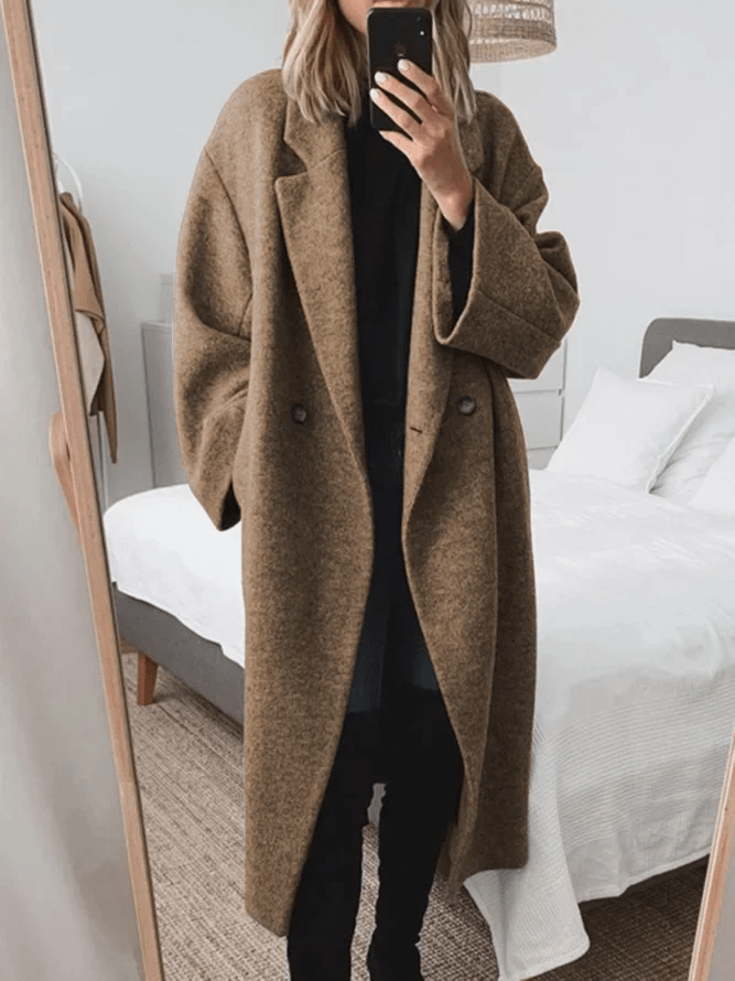 Mantel Trench Lang Kuschelig | COZYLONG™