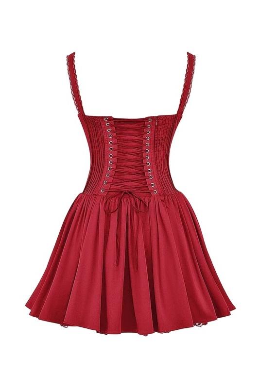 Mini-Kleid Damen Korsett aus Spitze | AGNES