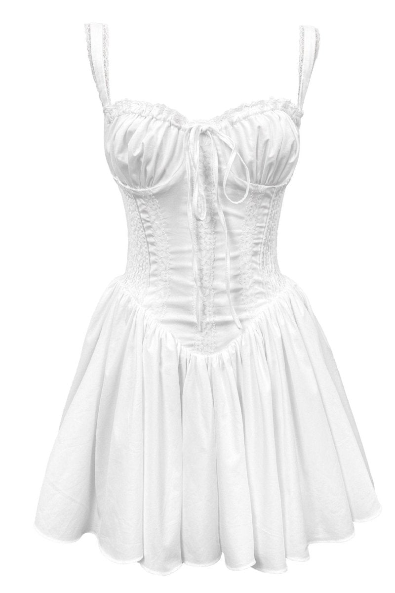 Mini-Kleid Damen Korsett aus Spitze | AGNES
