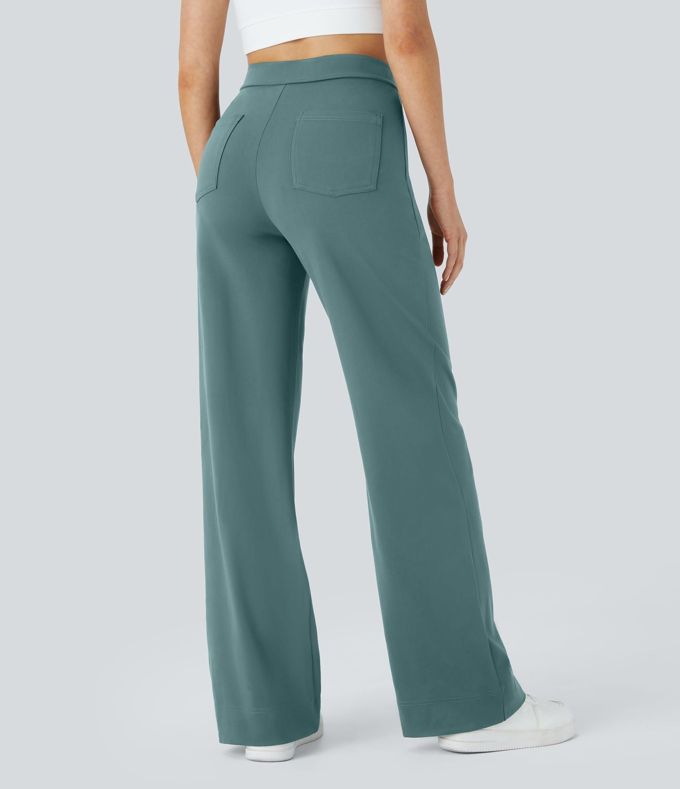 Damenhose Elastisch mit Hohem Bund | JADDEN