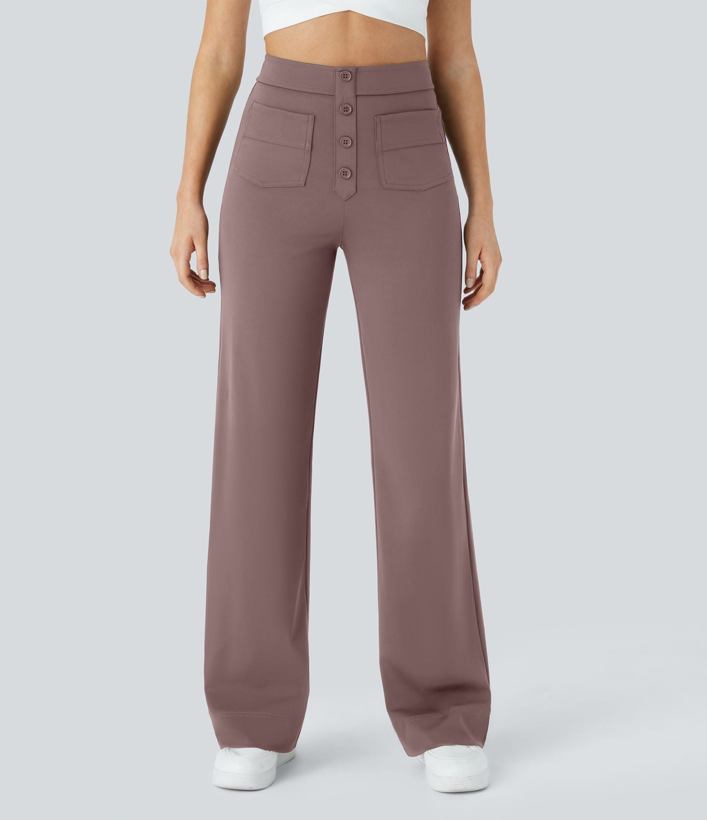 Damenhose Elastisch mit Hohem Bund | JADDEN