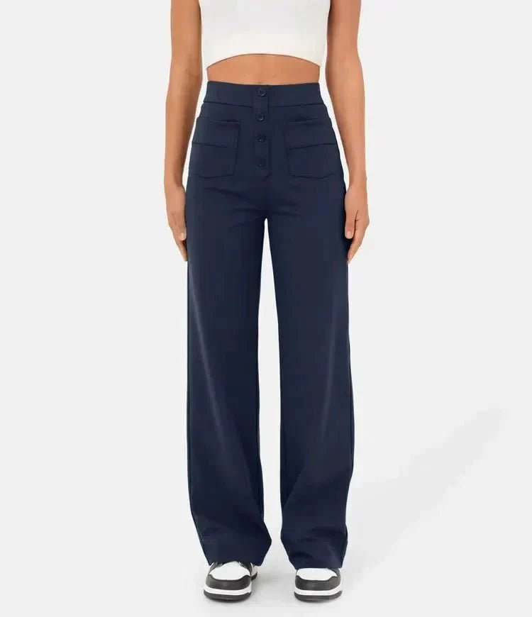 Damenhose Elastisch mit Hohem Bund | JADDEN