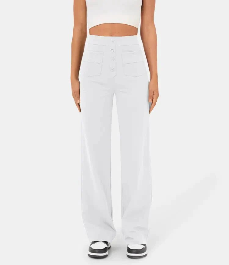 Damenhose Elastisch mit Hohem Bund | JADDEN