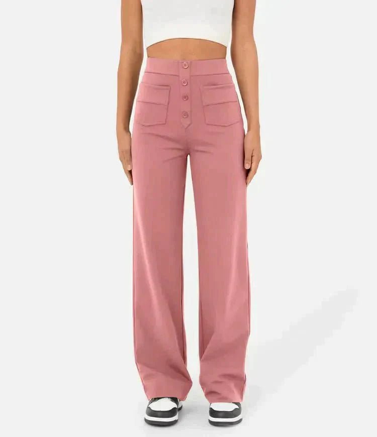 Damenhose Elastisch mit Hohem Bund | JADDEN