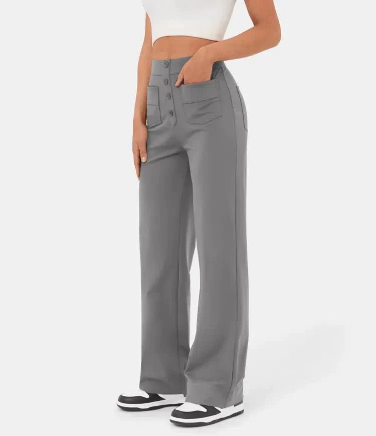 Damenhose Elastisch mit Hohem Bund | JADDEN