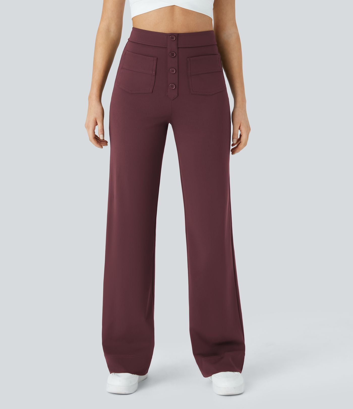 Damenhose Elastisch mit Hohem Bund | JADDEN