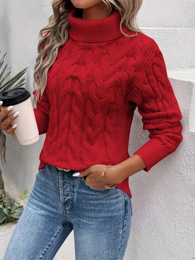 Pull Col Roulé Twisté | STYLECOZY™ - MYLES Boutique