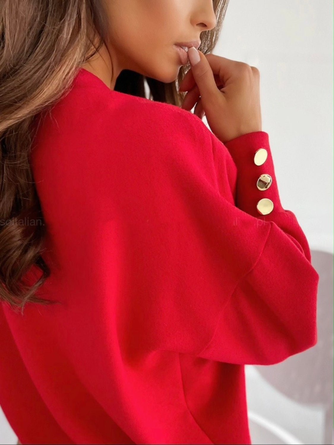 Pullover mit V-Ausschnitt, weich, Damen | MANON