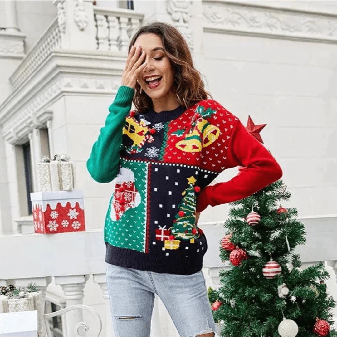 Weihnachts-Pullover Damen mit Mustern | WINTERFEST™