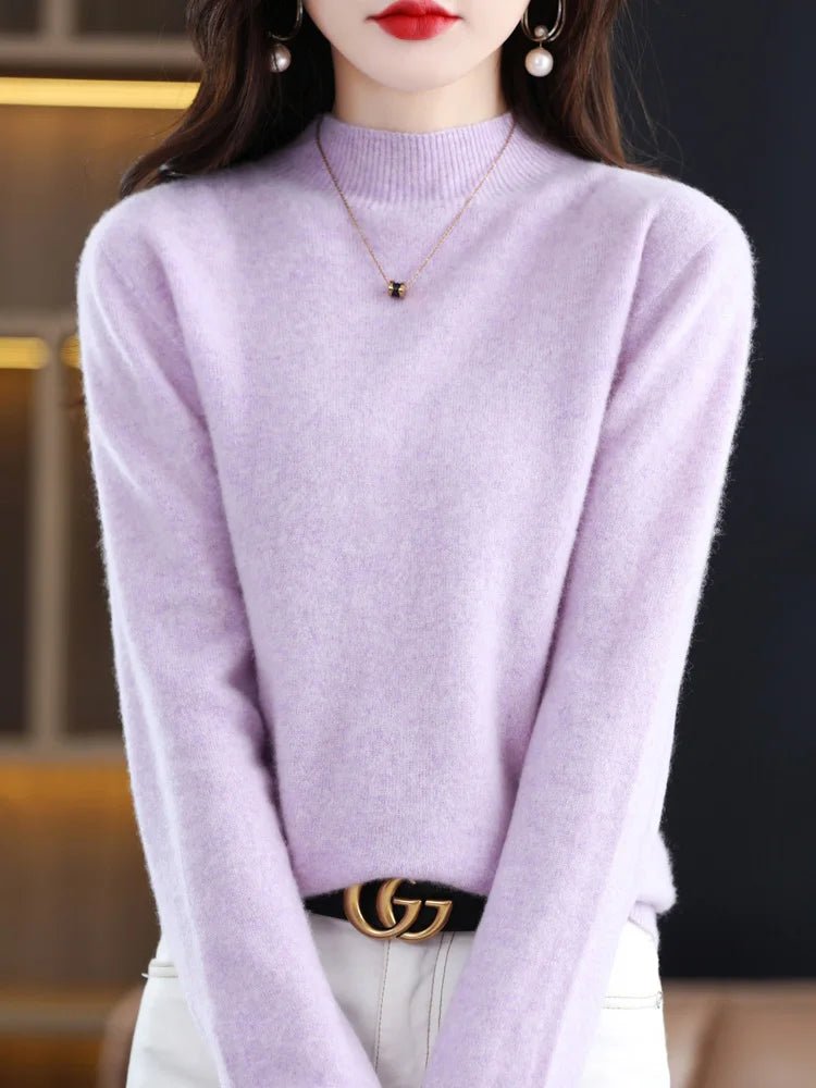 Eleganter Damenpullover aus Wolle | WOOLCOSY™