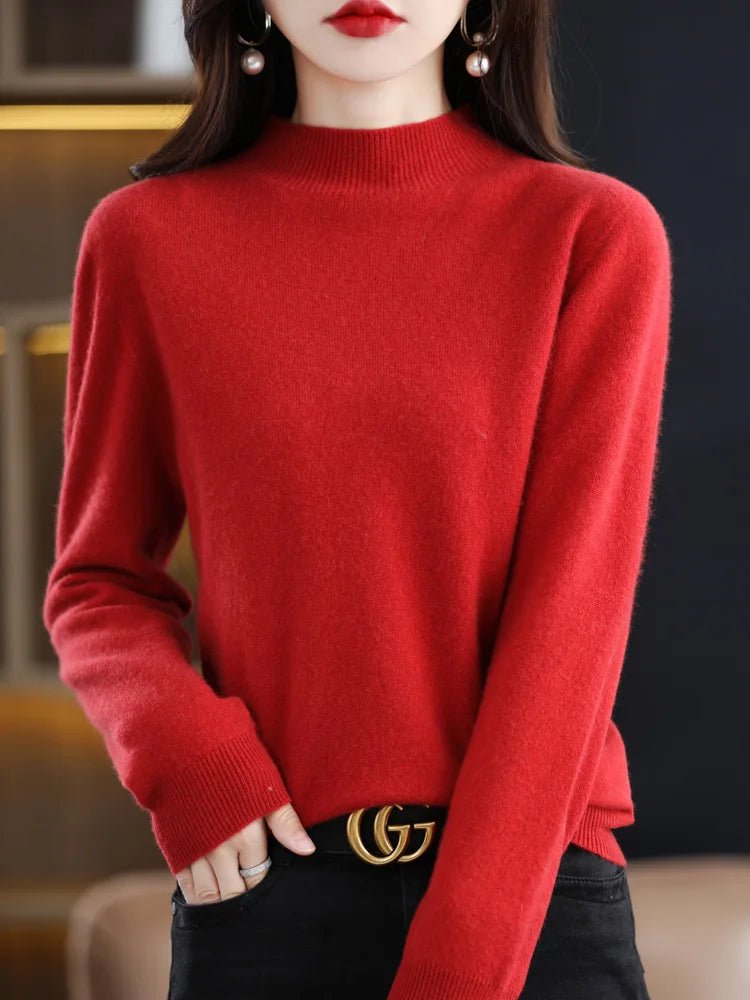 Eleganter Damenpullover aus Wolle | WOOLCOSY™
