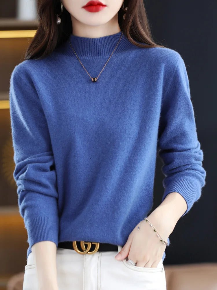 Eleganter Damenpullover aus Wolle | WOOLCOSY™