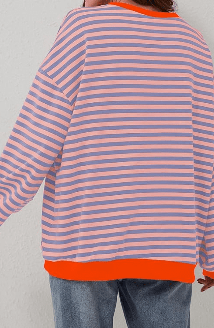 Pull Oversize mit weichen Streifen | STRIPECOZY™