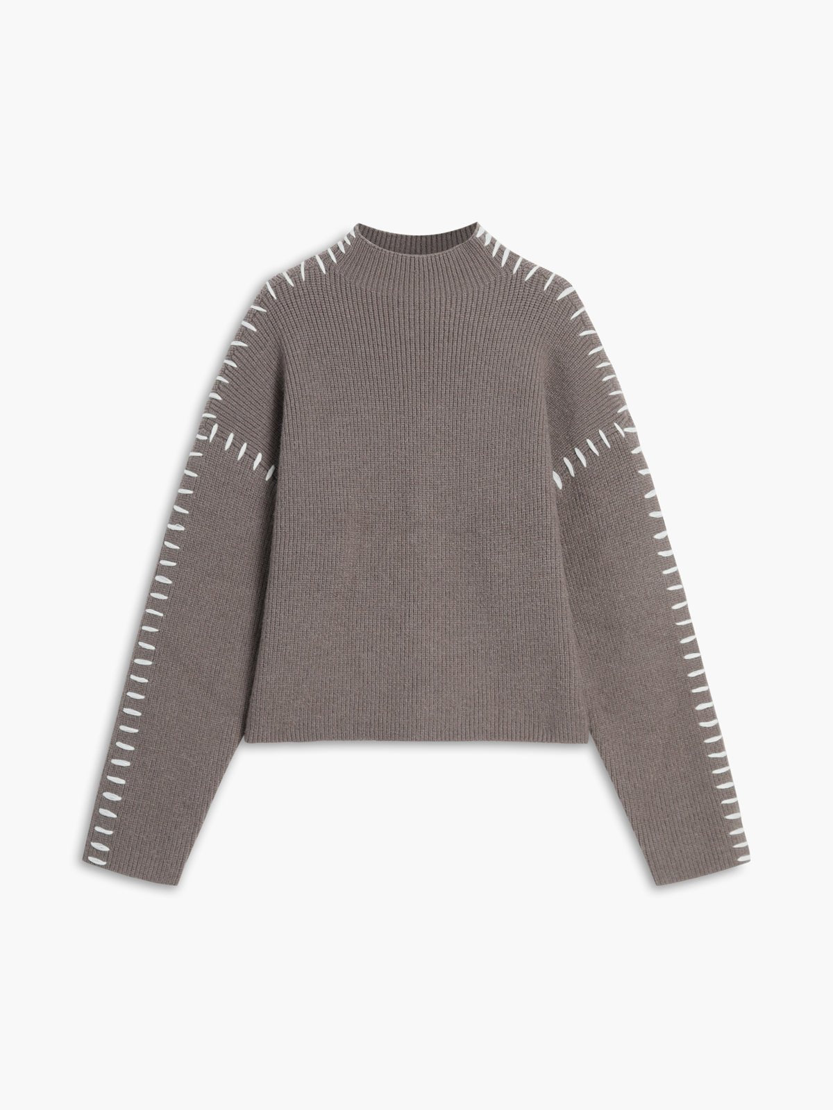 Pull Oversize mit Stehkragen | FOCUSKNIT™