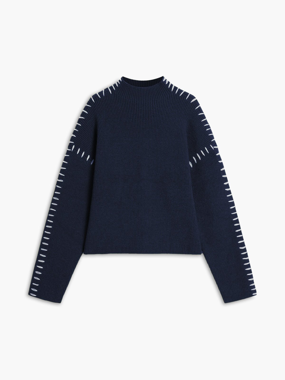 Pull Oversize mit Stehkragen | FOCUSKNIT™