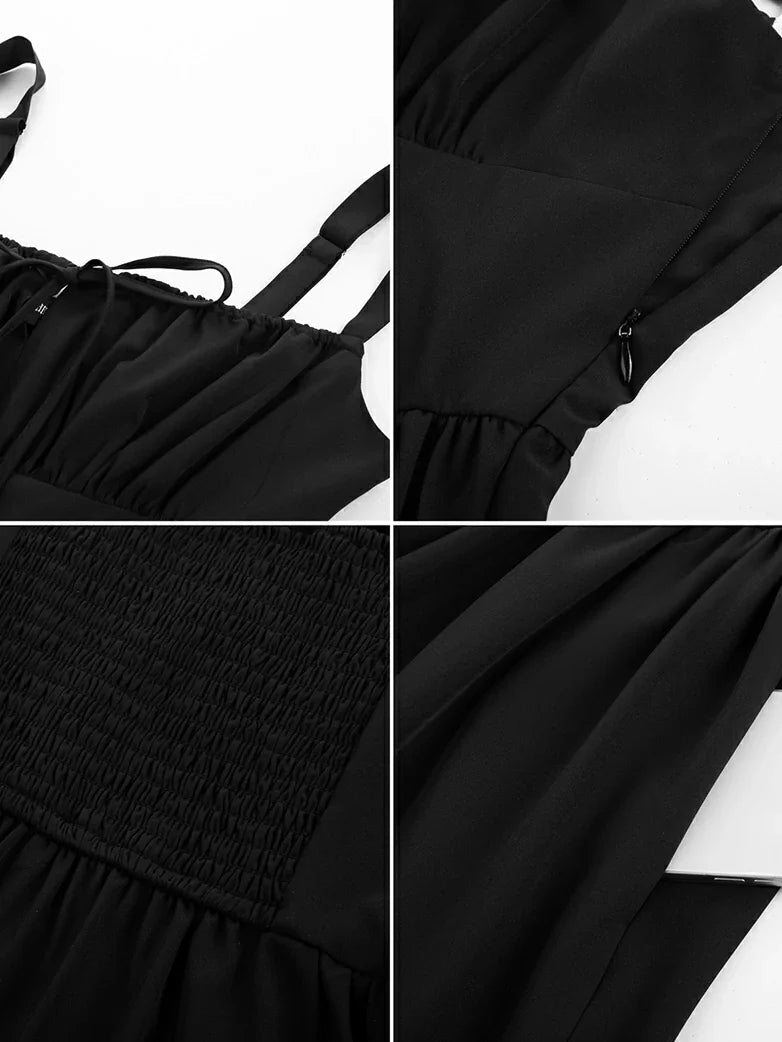 Bustierkleid mit zweilagigem Volant | ISADORA