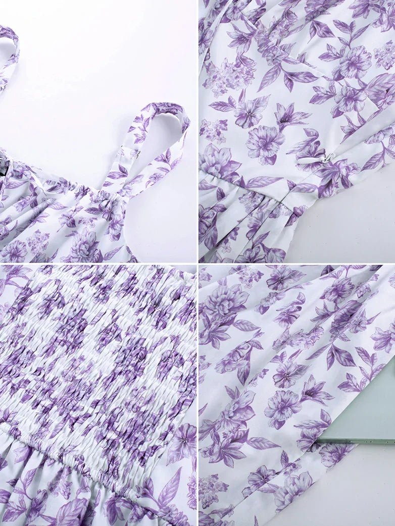 Bustierkleid mit zweilagigem Volant | ISADORA