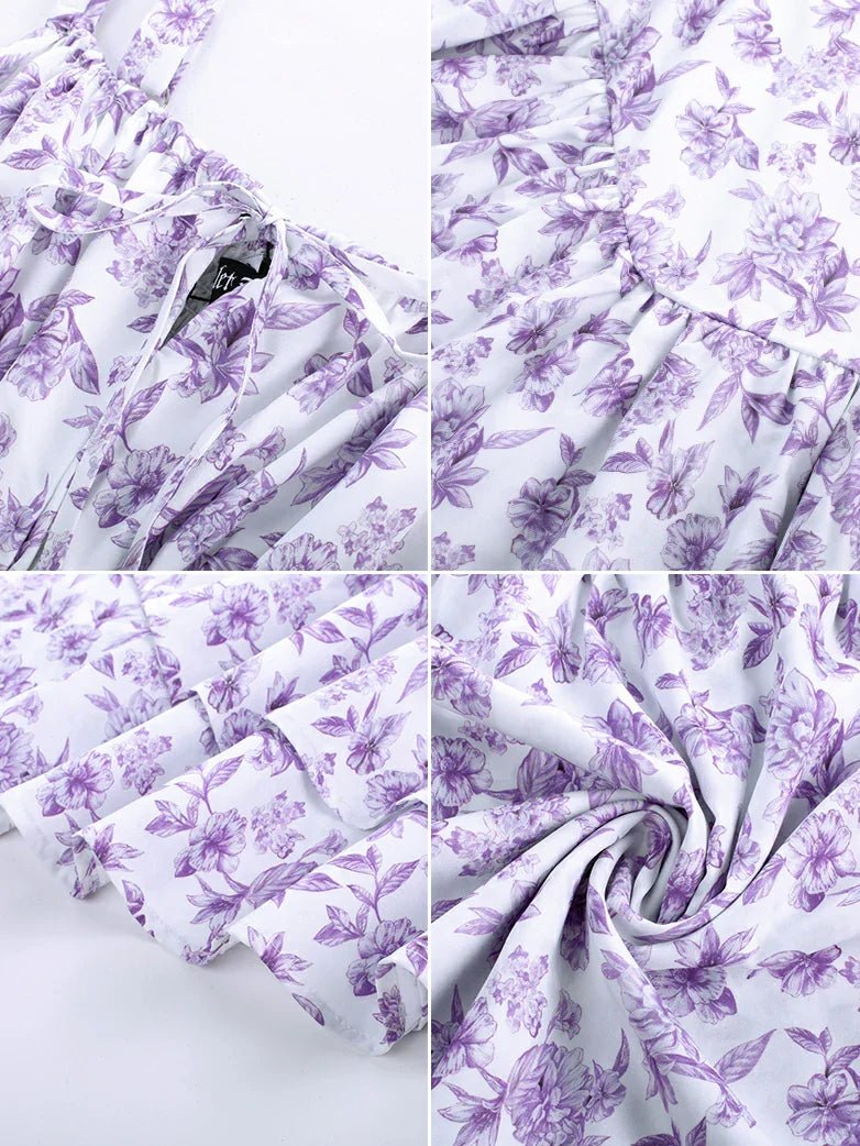 Bustierkleid mit zweilagigem Volant | ISADORA