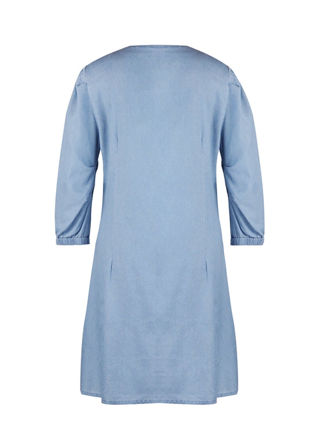 Lässiges Kleid aus Kunstjeans | SOLINE