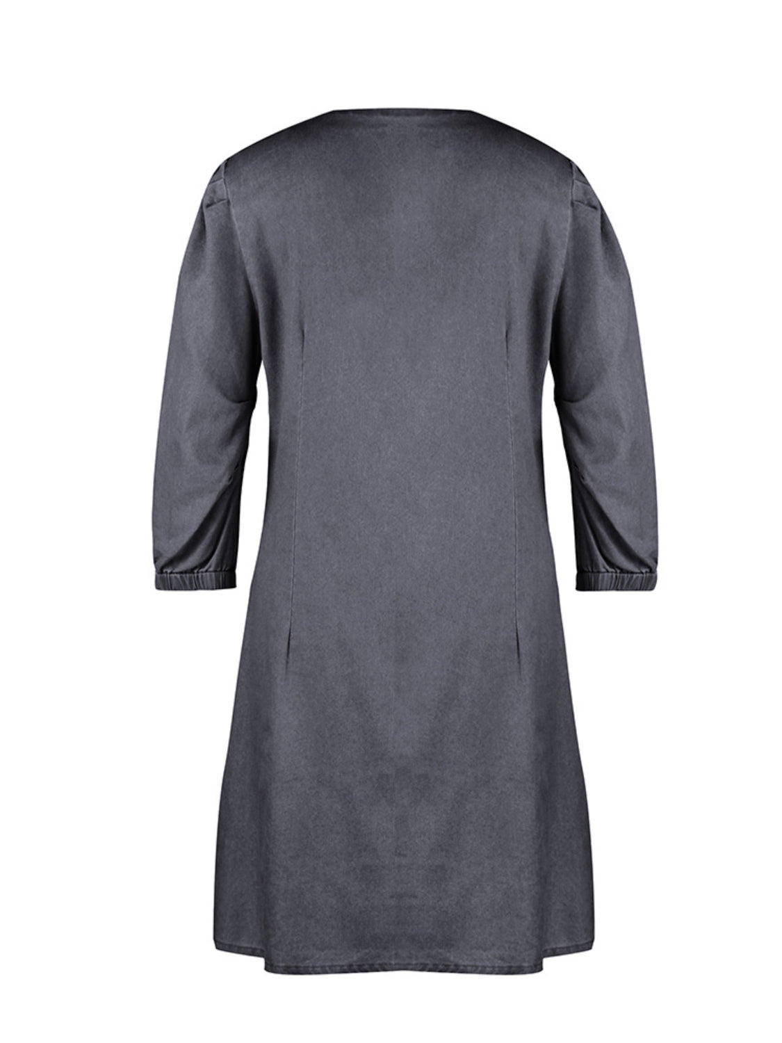 Lässiges Kleid aus Kunstjeans | SOLINE