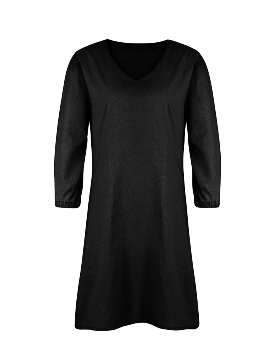 Lässiges Kleid aus Kunstjeans | SOLINE