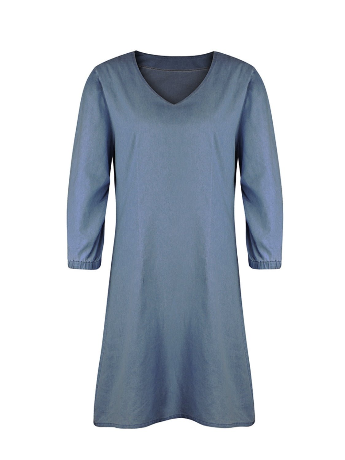 Lässiges Kleid aus Kunstjeans | SOLINE