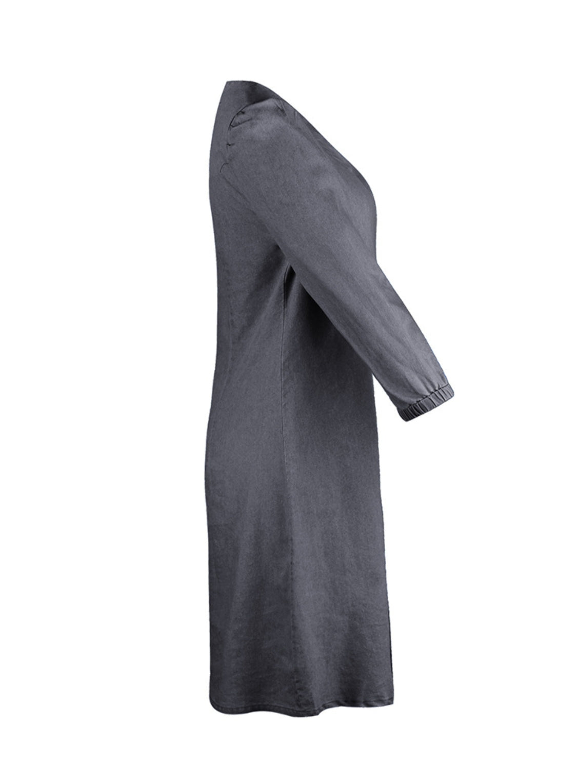 Lässiges Kleid aus Kunstjeans | SOLINE