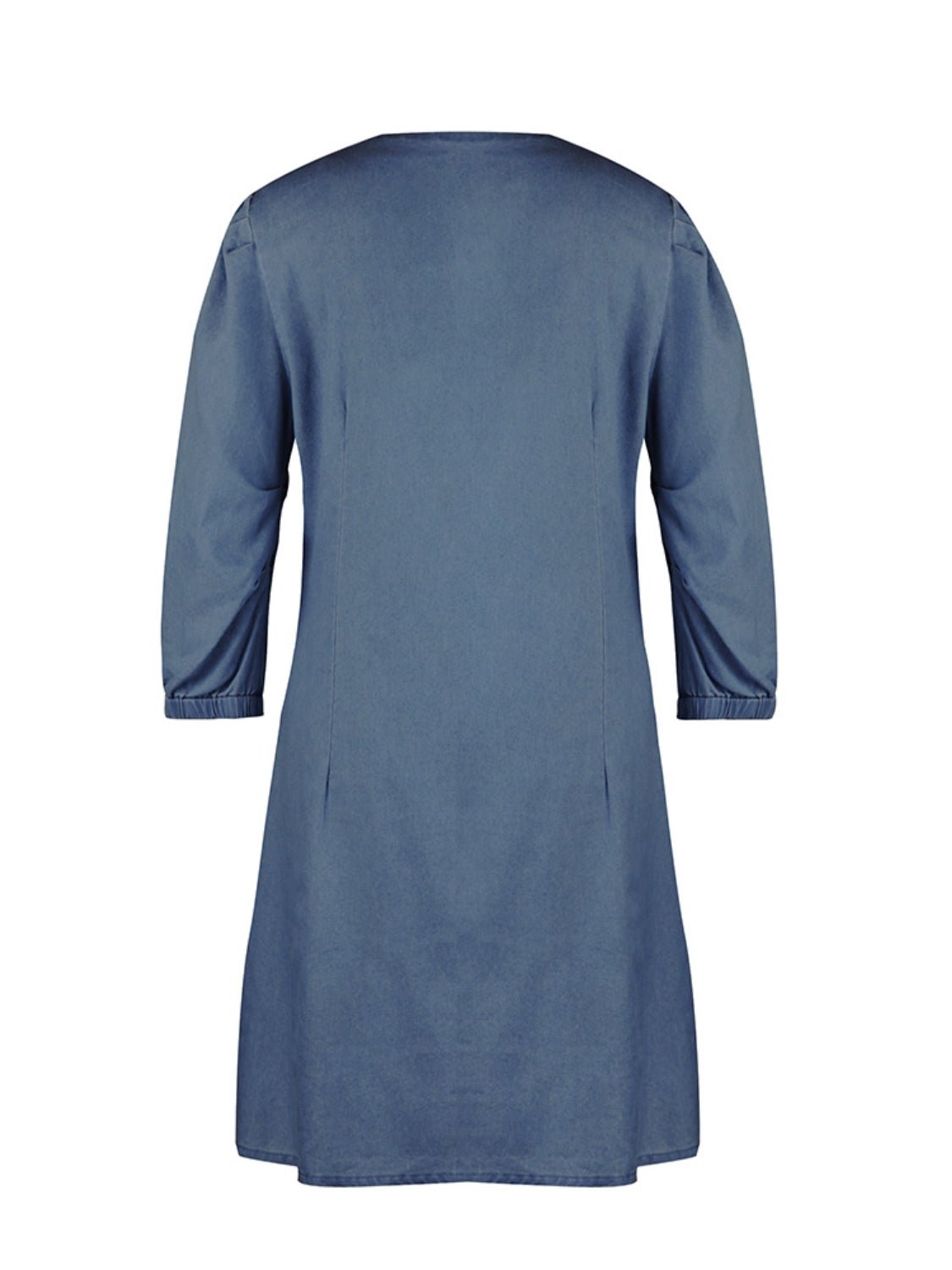 Lässiges Kleid aus Kunstjeans | SOLINE