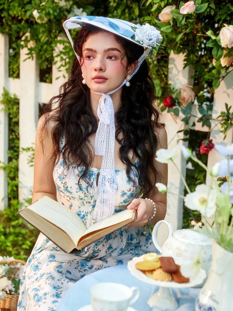 Midikleid im Boho-Stil mit Blumenmuster und Taschen | MARCELINE