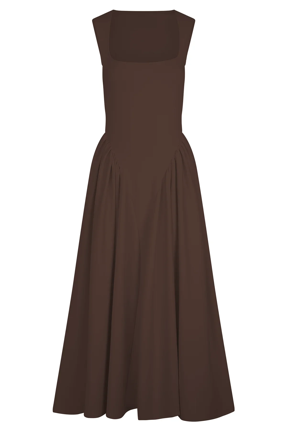 Midikleid Damen Schokolade | SHARONN