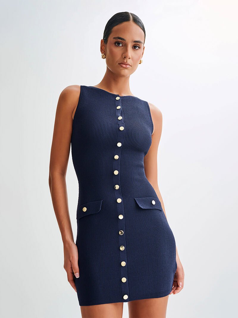 Leichte Satin Mini Kleid | SATINA