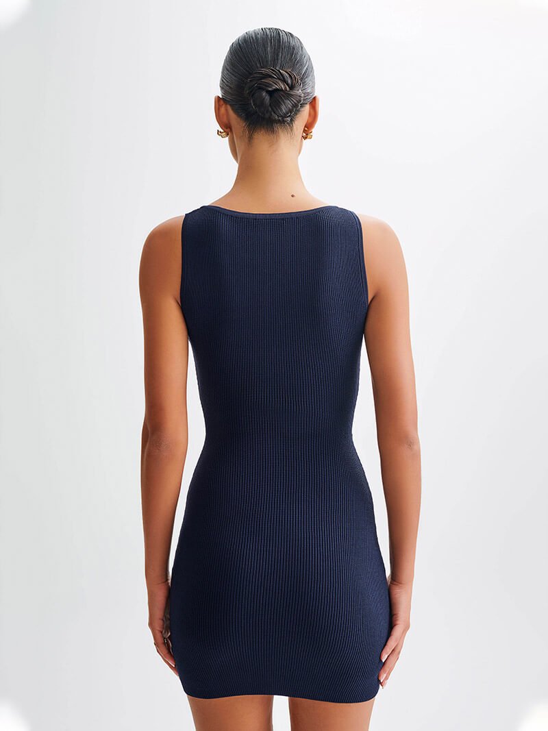 Leichte Satin Mini Kleid | SATINA
