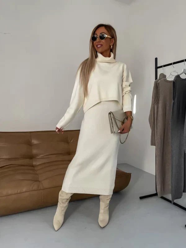 Kleid Rollkragen Schick | BELMIRA™