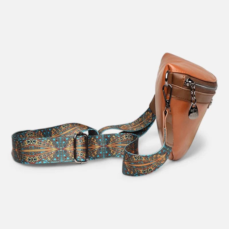 Schicke Bauchtasche aus Leder mit Schulterriemen | GENEVA