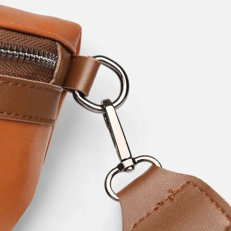 Schicke Bauchtasche aus Leder mit Schulterriemen | GENEVA