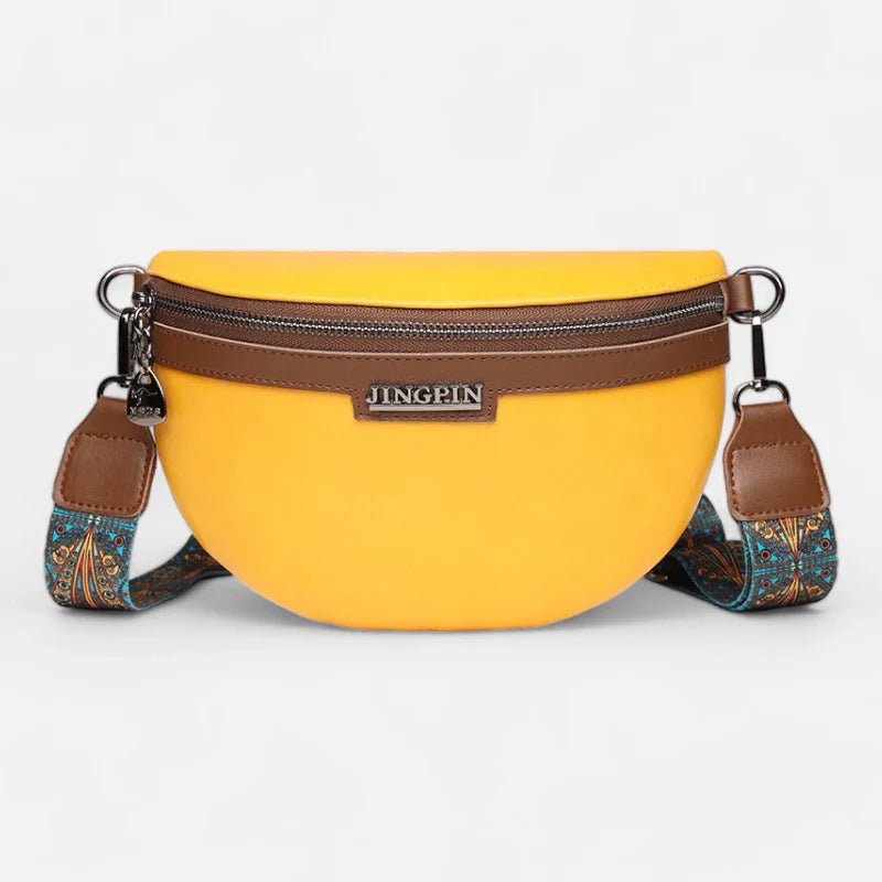 Schicke Bauchtasche aus Leder mit Schulterriemen | GENEVA