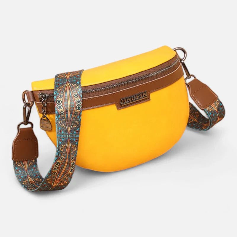 Schicke Bauchtasche aus Leder mit Schulterriemen | GENEVA
