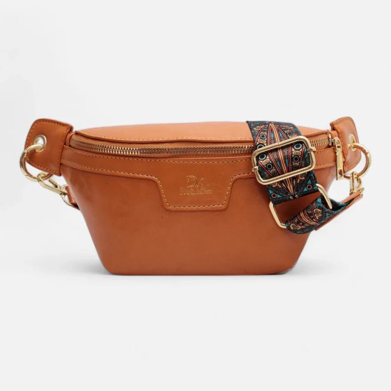 Schicke Leder-Bauchtasche mit Schulterriemen | ROBBIE
