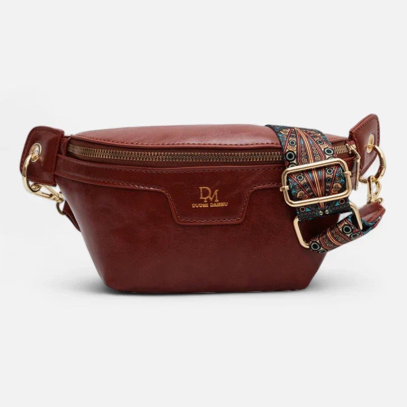 Schicke Leder-Bauchtasche mit Schulterriemen | ROBBIE