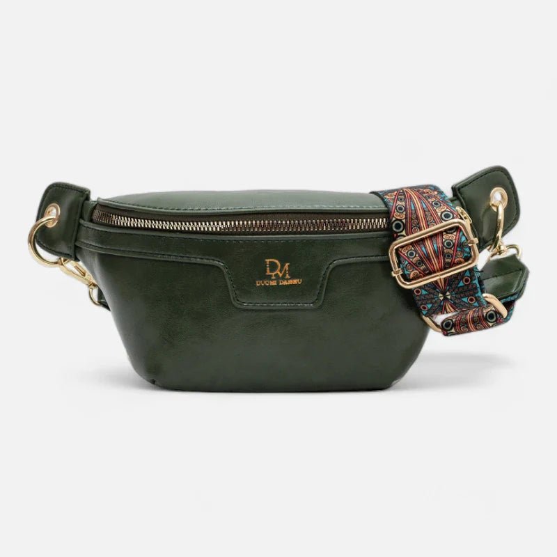 Schicke Leder-Bauchtasche mit Schulterriemen | ROBBIE
