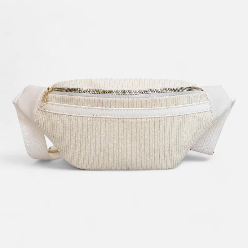 Damen Samt Ripp Gürteltasche Chic mit Schulterriemen | VIVIANA