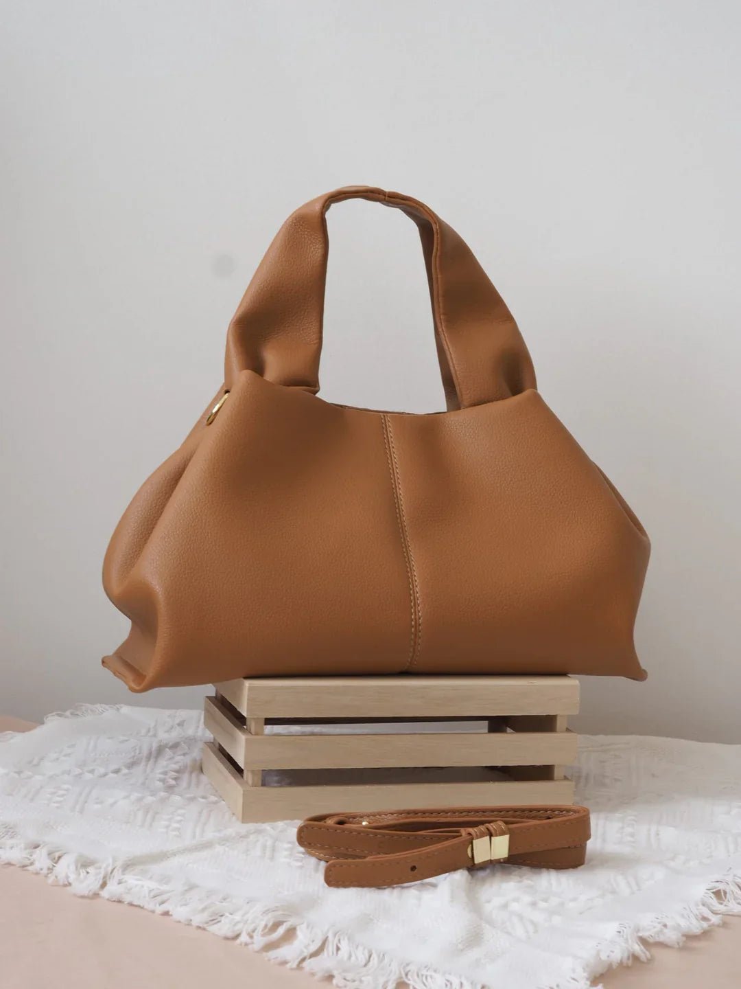 Leder Umhängetasche Damen | ELENIA