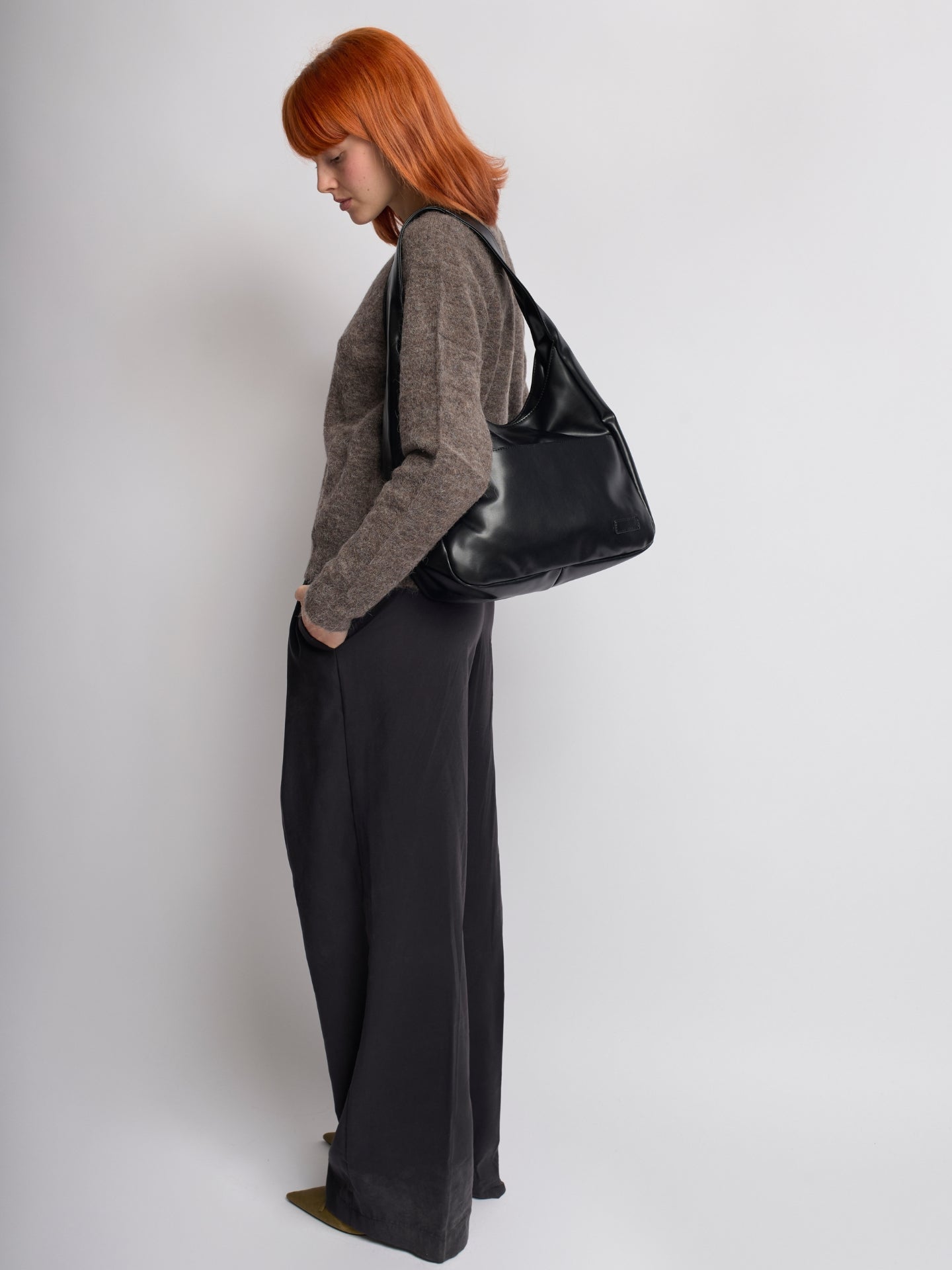 Elegante Tragetasche aus veganem Leder | MAYANA