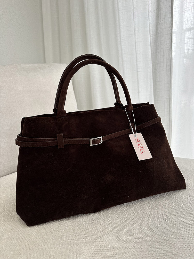 Vielseitige Wildledertasche | PURPOSEA™