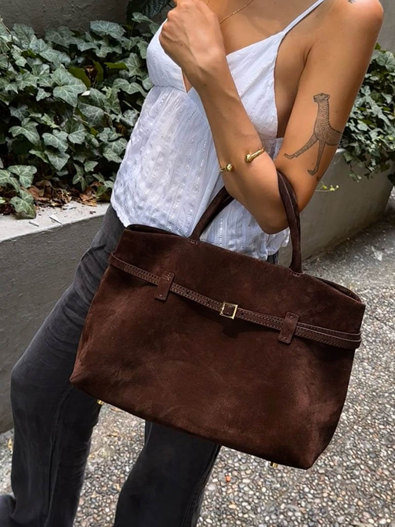 Vielseitige Wildledertasche | PURPOSEA™