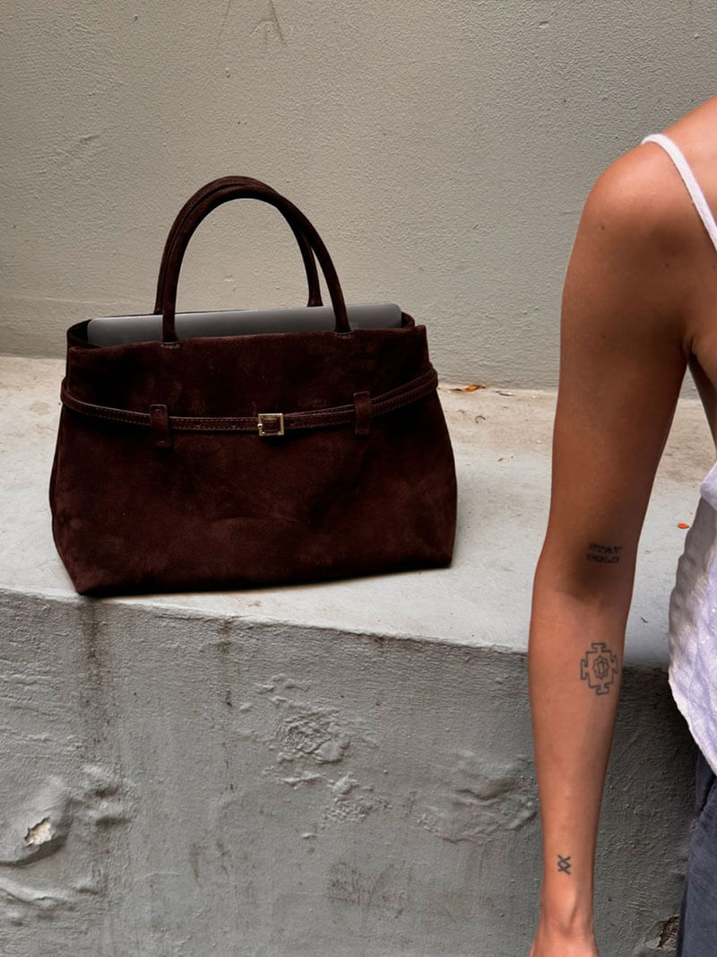 Vielseitige Wildledertasche | PURPOSEA™