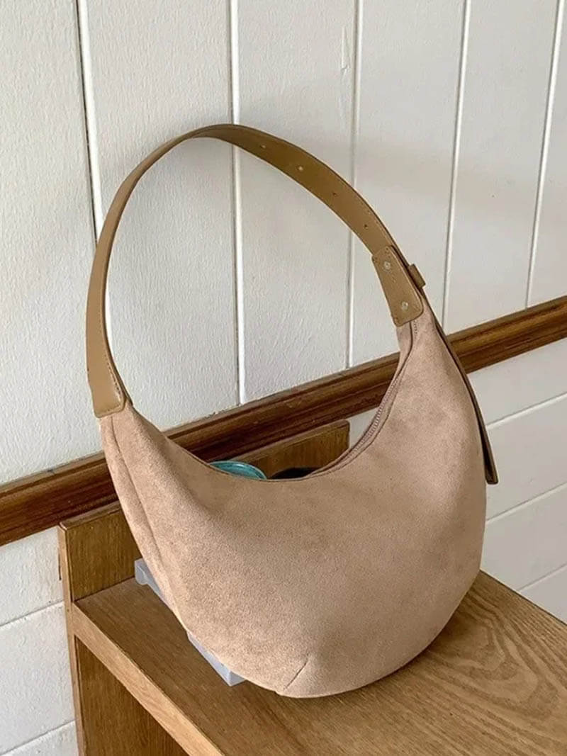Wildledertasche Halbmondform | MOONSTYLE™