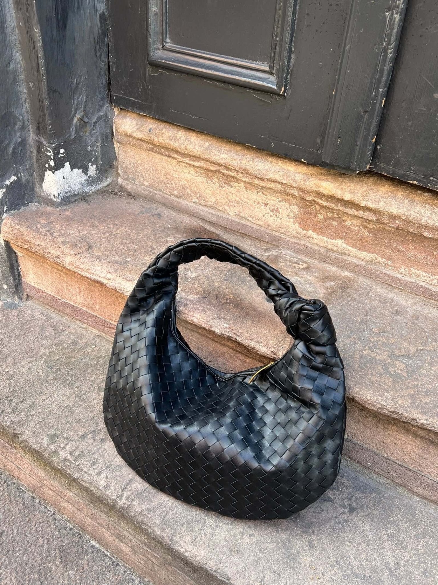 Elegante mittlere gewebte Tasche | WOVENBAG™