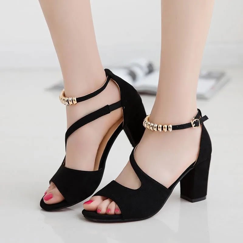Bequeme Orthopädische Sandalen mit Absatz | ALIX