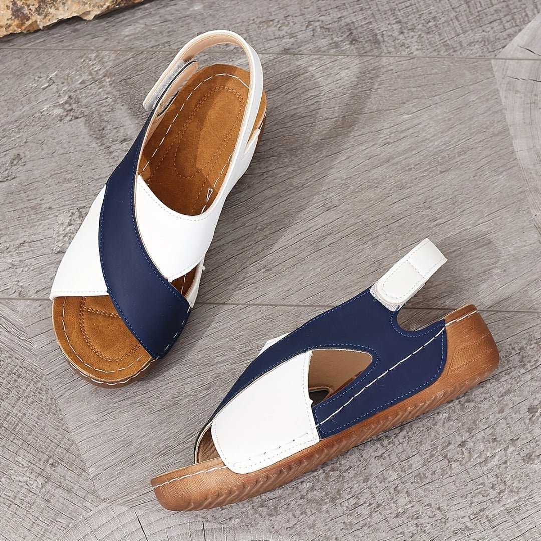 Bequeme Damen Sandalen mit offenem Zehenbereich | ELYNA